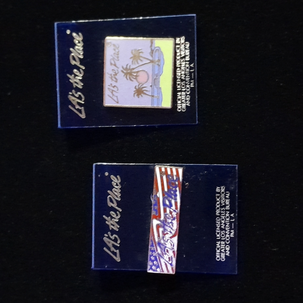 Set of 2 LA's The Place Pins